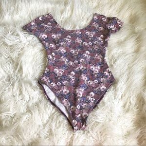 Vintage bodywear bi energie purple‎ bodysuit